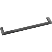 Pohištven ročaj Macha, razmak lukenj 128 mm, Š 136 mm, ZN, železne, krtač. mat