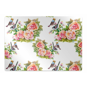 Decormat Podloga za pisarniški stol Ptice na veji 140x100 cm 15 cm
