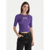 PINKO Bluza Tritone Maglia 102017 A18M Vijolična Slim Fit
