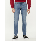 Lee Jeans hlače Luke 112350154 Modra Slim Fit