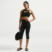 Nike One Womens High-Waisted Capri Leggings - Black - Polyester/Elastane