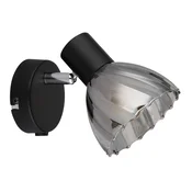 Globo 54315S-1 - Zidna reflektorska lampa ZACHERY 1xE14/40W/230V crna