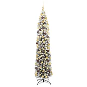 vidaXL vidaXL Ožja jelka Zelena 48 x 48 x 180 cm Plastika in kovina, (5000043546)