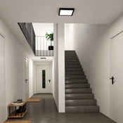Paulmann LED-panel Abia 2, dolžina 30 cm, črn, CCT, plastika - Dnevna soba/jedilnica - Sodobni - črna