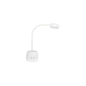 LUSIA LED stona lampa, prigušiva, fleksibilna, punjiva, LED/5W/5V 3000/4000K 1200 mAh, bela
