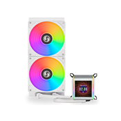 LIAN-LI Komplet za tekočinsko hlajenje AIO Liquid Cooler GALAHAD II LCD 280, ARGB, bel