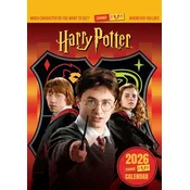 Oficiální nástěnný kalendář 2026 s nastavitelnými obrázky: Harry Potter (A3 29,7 x 42 cm)