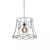 Retro viseča svetilka črna 50 cm - Granny Frame