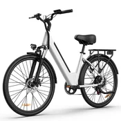 URLIFE URLIFE E26 26” mestno električno kolo, 48V odstranljiva baterija, bela, (5000255685)