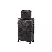 TraveLux Urban V set kofer-kolica, crni