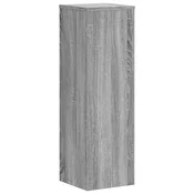 Vidaxl vidaXL Stojala za rastline, komplet 2 kosov, siv hrast sonoma, 25x25x80 cm