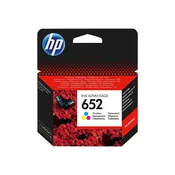 HP 652 kartuša s črnilom, trikolorna