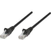 Intellinet RJ45 omrežni priključni kabel CAT 6 S/FTP [1x RJ45-vtič - 1x RJ45-vtič] 30 m črn pozlačeni zatiči Intel