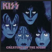 Kiss Creatures Of The Night Našitek za šivanje 100 x 100 mm