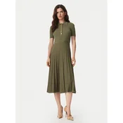 MICHAEL Michael Kors Vsakodnevna obleka MT5834F33D Zelena Regular Fit