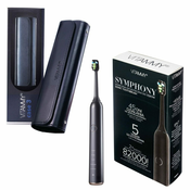 Vitammy SYMPHONY Sonična zobna ščetka z elegantnim etuijem črna + črn etui