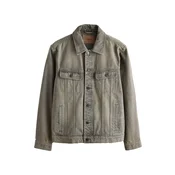 Next Prehodna jakna siv denim