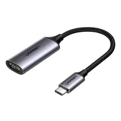 UGREEN Adapter USB-C na HDMI 2.0 4K 60Hz Thunderbolt 3 sive barve