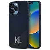 1 to 3 Ovitek Karl Lagerfeld Za Iphone 15 Pro Silikon Senčilo Kovinska Začetnica Magnetna
