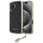 1 to 3 OVITEK GUESS ZA IPHONE 16 6.1 HARDCASE CHARMS COLLECTION ZAŠČITNI OVITEK
