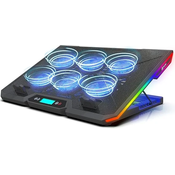 Glacier – Hladilno RGB stojalo za prenosnik s 6 ventilatorji