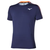 Moška majica Mizuno Tennis Short Sleeve Tee Beacon Blue M