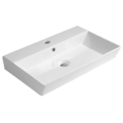 AQUALINE ORION Bela Keramična Umivalnik 59x38,6 cm - Elegantna Rešitev za Vsako Kopalnico