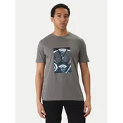 HUGO Majica Dostino 50557674 Siva Regular Fit