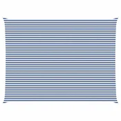 Vidaxl Sončno platno Modra in bela 8 x 6 m 100% poliester Oxford