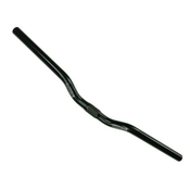 Volan krivi 26 580mm low rise 15deg 22.2x25.4mm crni ( 210002 )