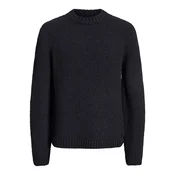 JACK & JONES Pulover JORSALAMANCO črna
