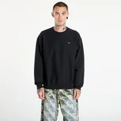 Mikina Nike Solo Swoosh Mens Fleece Crew Black/ White M