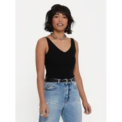 JDY Top Nanna 15180497 Črna Slim Fit