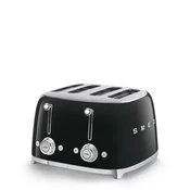 Smeg 50's Style toaster s 4 režami, TSF03BLEU, črn