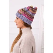marka niezdefiniowana Cap with fleece Monika K256 fuchsia+purple