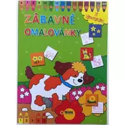 Sun Založba Zabavne pobarvanke po številkah (zelene)