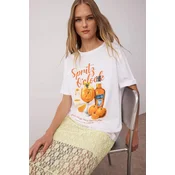 Trendyol Milla Ženska majica TWOSS25TS00217, Bela
