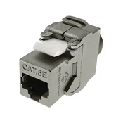 Brezorodni RJ45 keystone modul STP cat5E PoE+ ALANTEC - INTERTEK test kakovosti (ZDA)