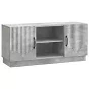 TV ormar Betonska siva 102 x 34,5 x 47 cm Konstruirano drvo