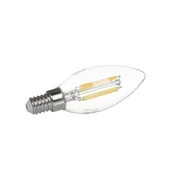 LUUMR pametna LED-sveča, prozorna, E14, 4,2 W, Tuya Wi-Fi, CCT - jasno - Steklo