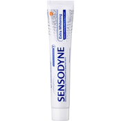Sensodyne Extra Whitening belilna zobna pasta s fluoridom za občutljive zobe 75 ml