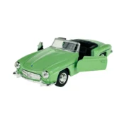 shumee WELLY STARODOBNI VOZILO MERCEDES-BENZ 190SL IZ LETNIKA 1955, ZELEN BREZ STREHE 1:34 42311