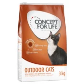 10 % popust na Concept for Life suho mačjo hrano 3 kg! - Outdoor Cats - izboljšana receptura!
