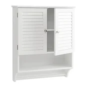 COSTWAY Kopalniška omarica z držalom za brisače 60 x 22 x 75 cm, (5000070952)