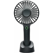 Generic Mini ročni prenosni ventilator, USB ročni osebni ventilatorji z polnilno baterijo, ročni ventilator s podnožjem 2500 mAh baterija 4 načini za domačo pisarno, spalnico in potovanja na prostem, (21126005)