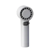 INF Ročni ventilator z visoko hitrostjo in digitalnim zaslonom - termoelektrično hlajenje, nastavljivo 100 hitrosti, 1200 mAh, LED zaslon, zložljiva sp, (5000286598)