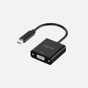 APPROX USB 2.0 Type C VGA/D-Sub transformator Crno 13cm APPC50
