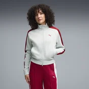 PUMA T7 ALWAYS ON Short Track Jacket Women, Clothing, Créme De Mint/Garnet Glow, XL