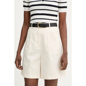 Weekend Max Mara Bermuda kratke hlače Ecuba 2615141022 Écru Loose Fit