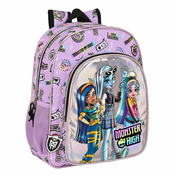 Školski Ruksak Monster High Best boos Lila 32 X 38 X 12 cm